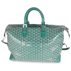Goyard Green Goyardine Canvas Boeing 45 Green