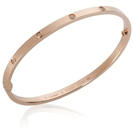 Cartier-Cartier Love Bracelet, Small Model, Diamonds (Rose Gold)-Other