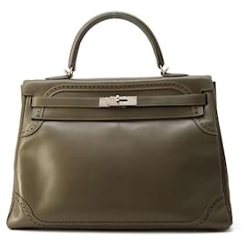 Hermès-Hermès Kelly 35-Khaki