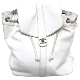 Chanel-Chanel Logo boston-White
