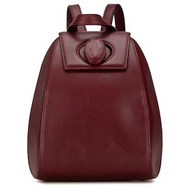 Mochila de couro Must de Cartier vermelha Vermelho Bordeaux