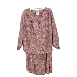 Chanel-Chanel 2013 runway Tweed Set-Pink