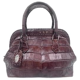 Fendi-Fendi Selleria limited edition crocodile-Brown