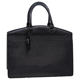 Louis Vuitton-LOUIS VUITTON Bolso de Mano Epi Riviera Negro M48182 LV Auth 79407-Negro