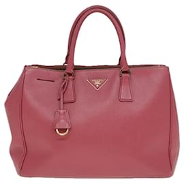 Prada-PRADA Galleria Borsa a Mano in Pelle Safiano Rosa Auth bs15375-Rosa