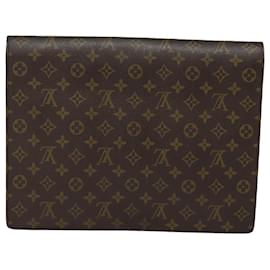 Louis Vuitton-LOUIS VUITTON Monogram Porte Documents Senatur Mallette M53335 LV Auth 79899-Monogramme