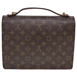 Louis Vuitton-LOUIS VUITTON Monogram Monceau 28 Bolsa de mano 2way M51185 LV Auth 79898-Monograma