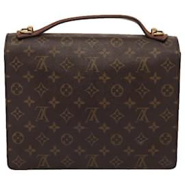 Louis Vuitton-LOUIS VUITTON Monogram Monceau 28 Hand Bag 2way M51185 LV Auth 79198-Monogram