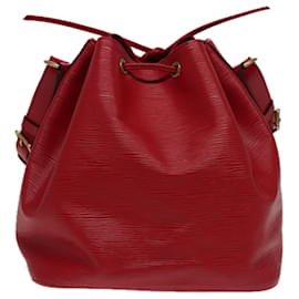 Louis Vuitton-LOUIS VUITTON Epi Petit Noe Sac à épaule Rouge M44107 LV Auth mr324-Rouge