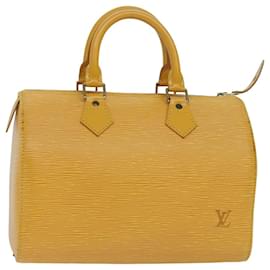 Louis Vuitton-LOUIS VUITTON Epi Speedy 25 Borsa a Mano Tassili Gialla M43019 LV Auth 78209-Altro