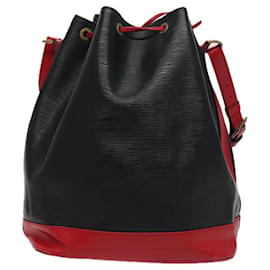 Louis Vuitton-LOUIS VUITTON Borsa a spalla Epi Noe Per colore Nero Rosso M44017 LV Auth 79238-Nero,Rosso