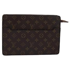 Louis Vuitton-LOUIS VUITTON Pochette Uomo Monogram Borsa Clutch M51795 LV Auth 79449-Monogramma