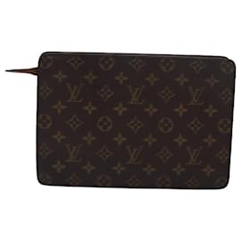 Louis Vuitton-LOUIS VUITTON Pochette Uomo Monogram Borsa Clutch M51795 LV Auth 79449-Monogramma