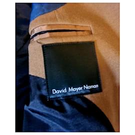 Autre Marque-Men's wool blazer in Camel color David Mayer Naman-Camel