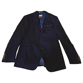 Autre Marque-Elegant and casual navy blue Van Gils blazer-Navy blue