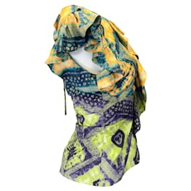 Ulla Johnson-Ulla Johnson Blue / Yellow Constellation Print Vida Top-Multiple colors