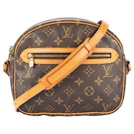 Louis Vuitton-Bolso cruzado de lona Monogram Senlis Louis Vuitton-Castaño