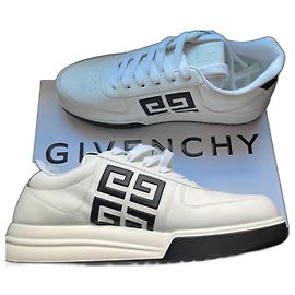 Baskets Givenchy G4 en cuir blanc Blanc