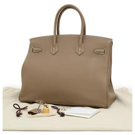 Hermès-Hermès Birkin 35-Beige