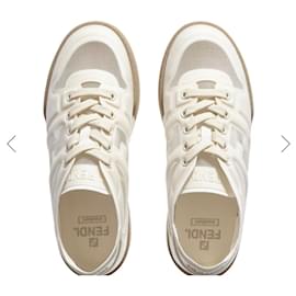 Fendi-Fendi match sneaker mash-Cream