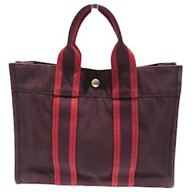 Hermès-Hermès Fourre tout-Dark red