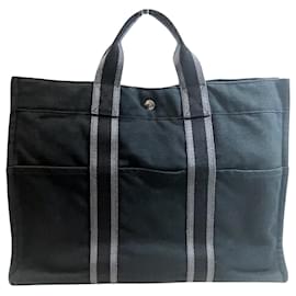 Hermès-Hermès Fourre tout-Navy blue