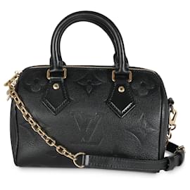 Louis Vuitton-Louis Vuitton Bandolera Speedy 20 en Monograma Giant Empriente Negro-Negro