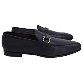 Salvatore Ferragamo-Salvatore Ferragamo Lavoraizone Originale Loafers in Black Leather-Black