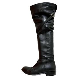 Burberry Pirate / Overknee boots Black