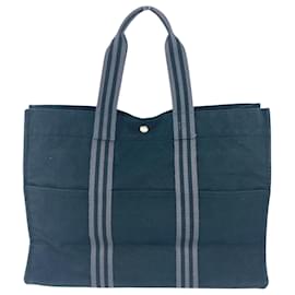 Hermès-Hermès Fourre tout-Navy blue