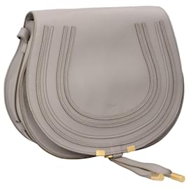 Chloé-Borsa Chloé Marcie Medium Saddle Grigia-Grigio