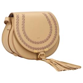 Chloé-Borsa a Sella Marcie Small Chloé Beige-Marrone,Beige