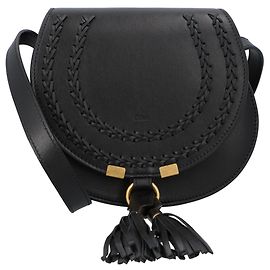 Sac à dos Marcie Small Chloé en cuir noir Noir