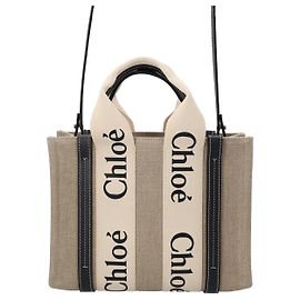 Borsa Chloé Small Woody nera Nero