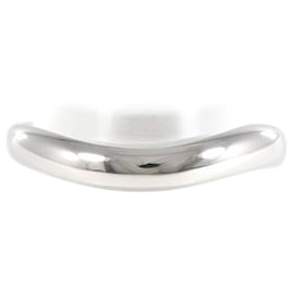 & Other Stories Anello in platino PT1000 con diamante blu da 0,03 ct in eccellenti condizioni Argento