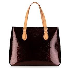 Louis Vuitton-Louis Vuitton Brentwood Tote Bag Sac cabas en cuir M91994 en bon état-Violet