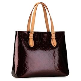 Louis Vuitton-Louis Vuitton Brentwood Tote Bag Sac cabas en cuir M91994 en bon état-Violet