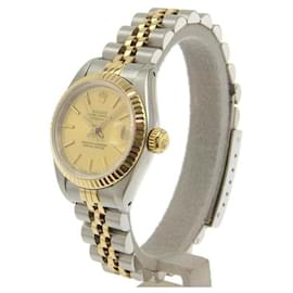 Rolex-Orologio da polso da uomo Rolex Datejust in acciaio inossidabile/giallo oro, Argento [usato] in ottime condizioni-Argento