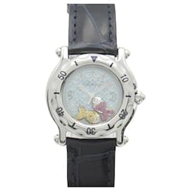 Autre Marque-Chopard Women's Happy Sports Fish Stainless Steel, Diamond, Leather Strap Wrist Watch 27/8923-402 Metal Other 27/8923-402-Other