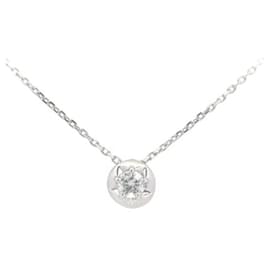 & Other Stories-Collier en diamant Festaria Bijou Sophia Wish Upon a Star K18WG 0,102 ct en excellent état-Argenté