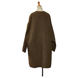 Hermès-Hermes Wool Cashmere Reversible Coat-Other