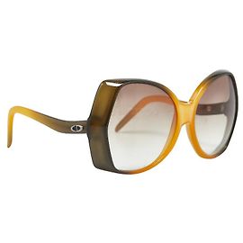 & Other Stories Dior Plastic Sunglasses in Very Good Condition Yellow