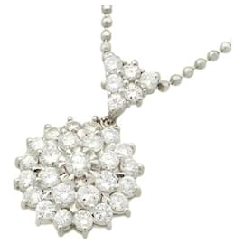 & Other Stories No Brand Lussuosa 2Collana con diamanti da 1,25 ct in platino PT850/PT900 - Eleganza femminile in eccellenti condizioni Altro