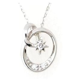 & Other Stories Collana di diamanti in oro bianco 18K in ottime condizioni Argento