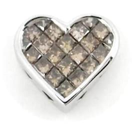 & Other Stories Collana Pendente in Diamante K18WG - Oro Bianco 18K in Ottime Condizioni Argento