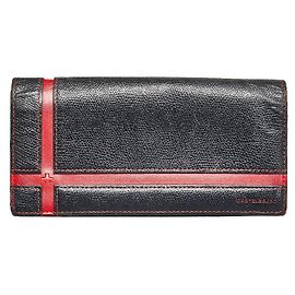 & Other Stories CASTELBAJAC Leather Long Wallet Black