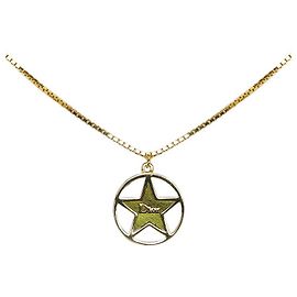 & Other Stories Collana stella logo Dior placcata oro D'oro