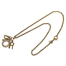 & Other Stories Collana con charm logo Dior placcato oro D'oro