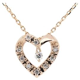 & Other Stories Collana di diamanti Vendome Aoyama 0,12ct K18PG oro rosa in ottime condizioni D'oro