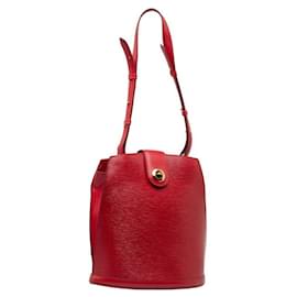 Louis Vuitton-Bolso de hombro de cuero Epi Cluny Louis Vuitton M52257 en muy buen estado-Roja